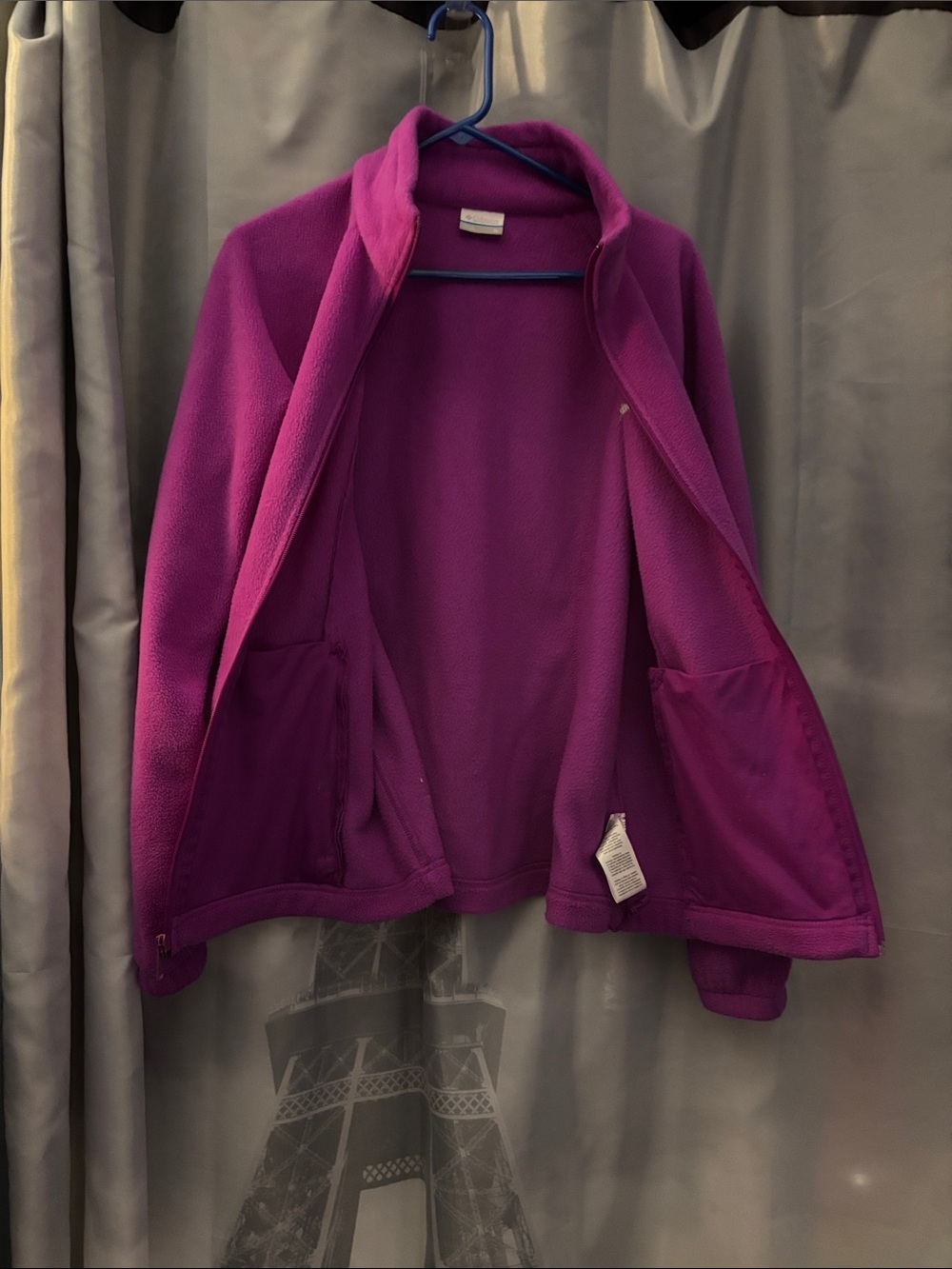 Columbia Purple Full-Zip Fleece Jacket - Picture 9 of 10